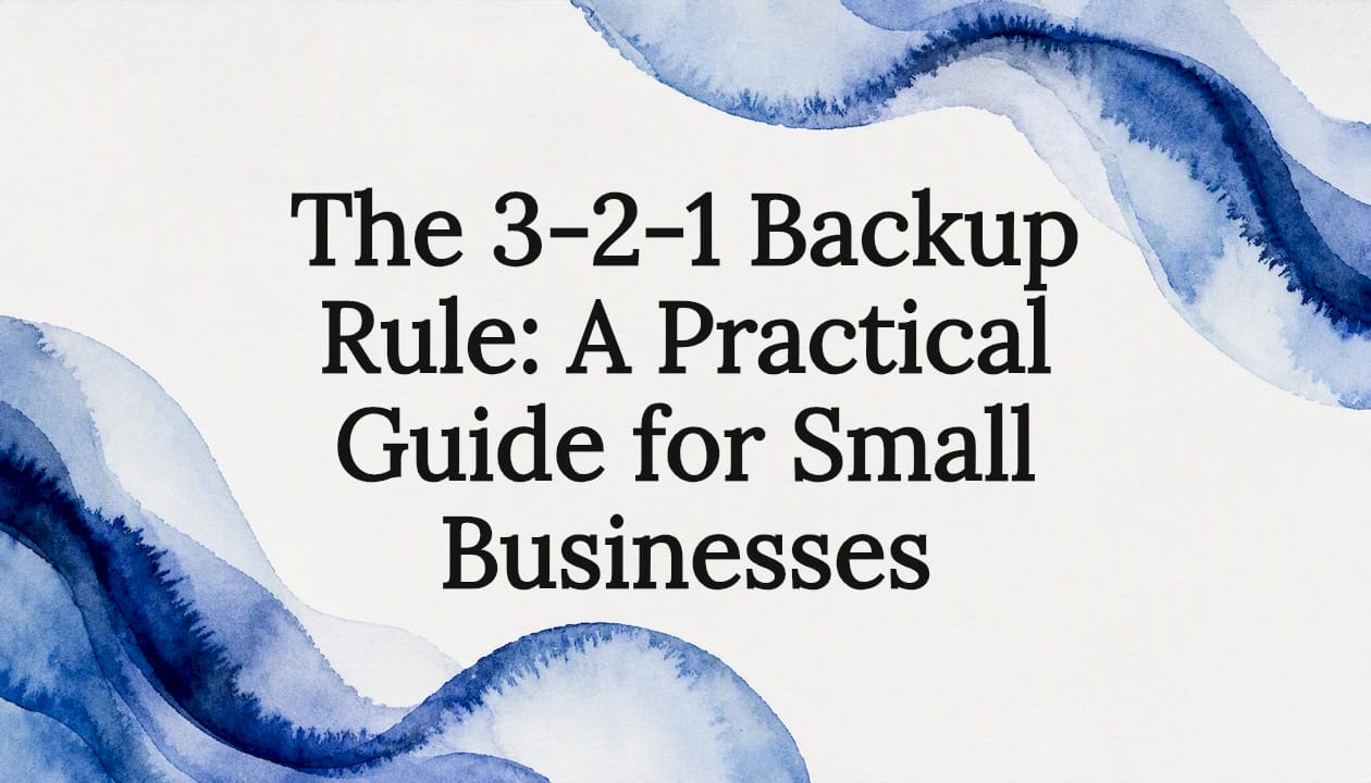 The 3-2-1 Backup Rule: A Practical Guide for Small Businesses