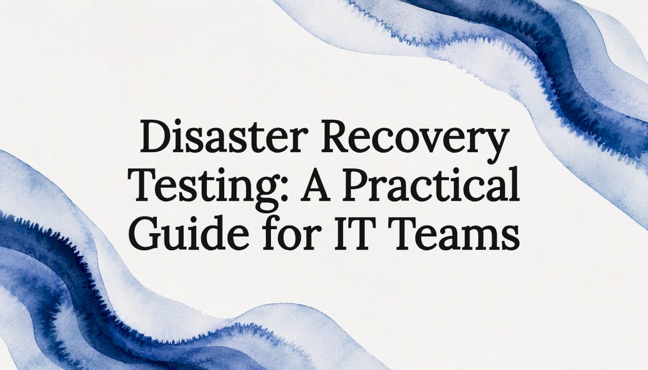 Disaster Recovery Testing: A Practical Guide for IT Teams