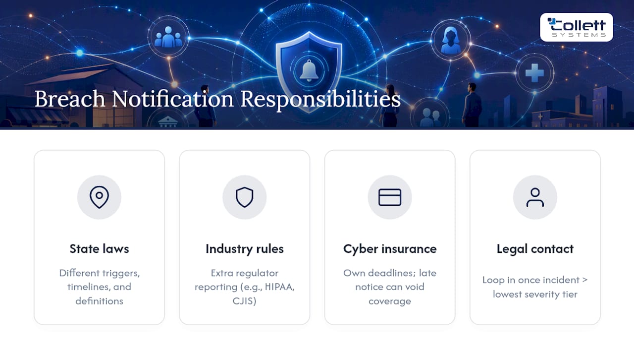 What Legal Obligations Come With a Data Breach?, overview diagram