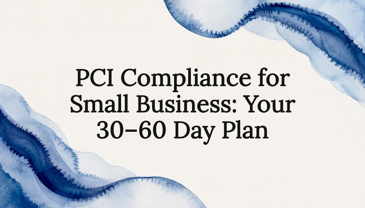 PCI Compliance for Small Business: Your 30, 60 Day Plan