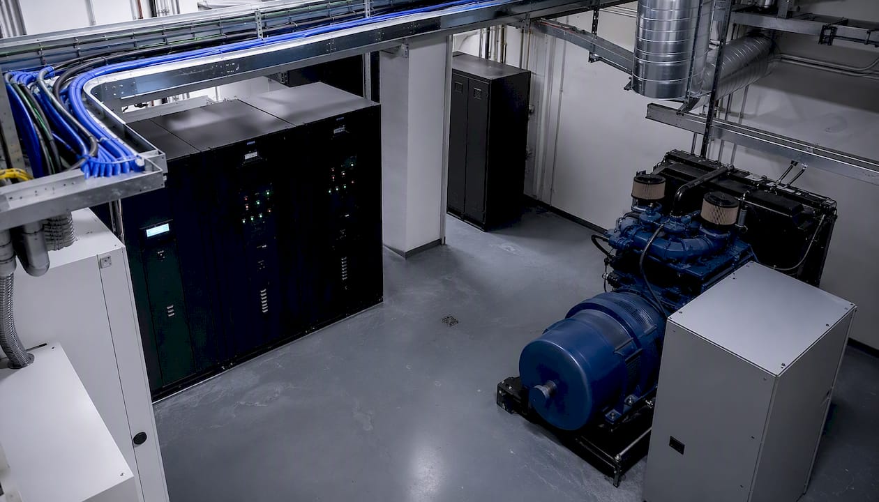 Data center backup power infrastructure