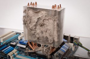 Overheating can cause computer slowdown